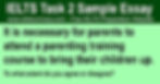 It Is Necessary for Parents to Attend a Parenting Training Course to Bring Their Children up - IELTS Task 2 Band 9 Sample Essay