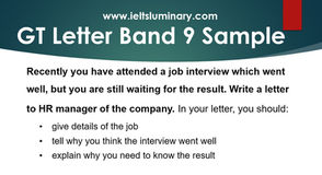 Attended a Job Interview Which Went Well, but Still Wating for the Result - GT Letter Samples, Writing to HR Manager of the Company