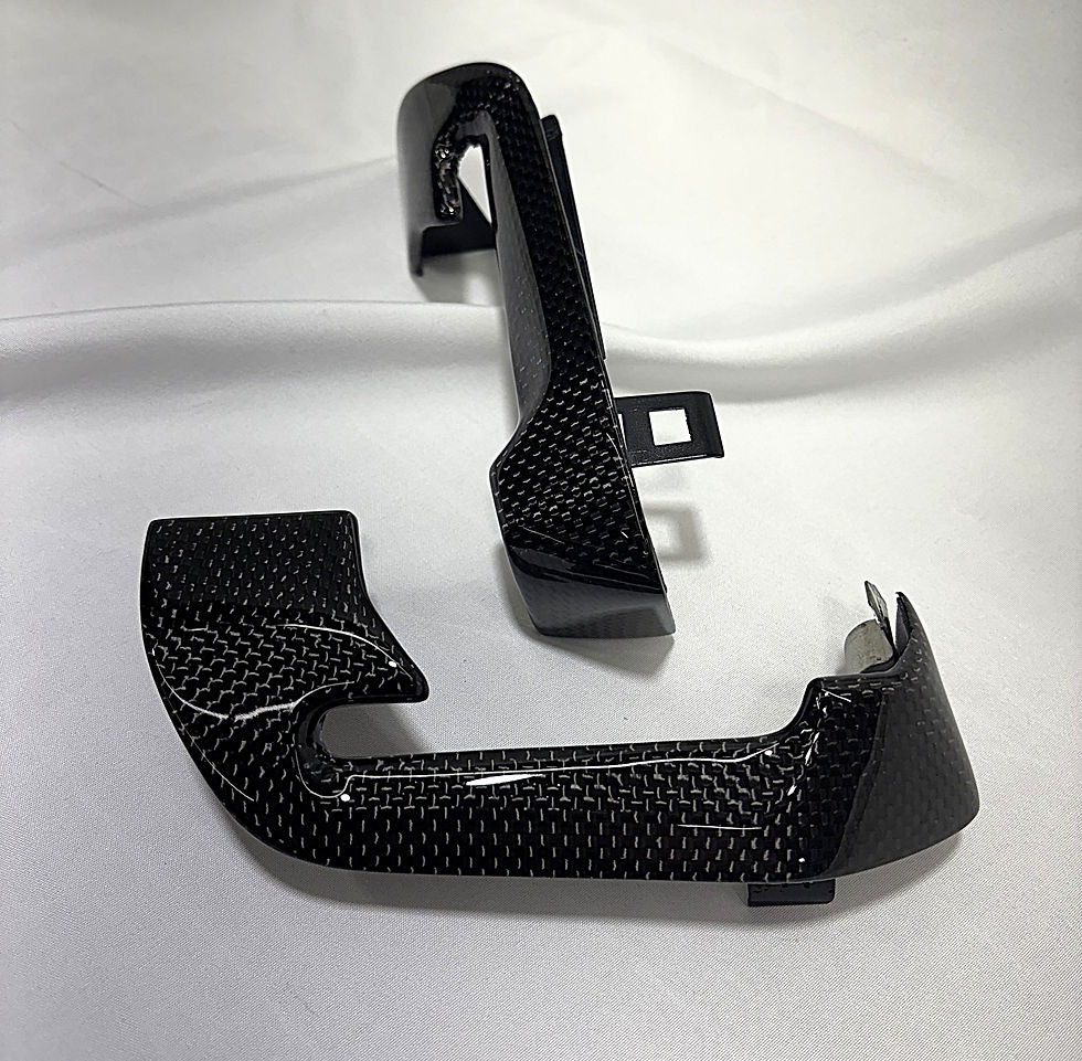Thumbnail: Porsche 997 Seat Belt Guide pair in Carbon Fiber