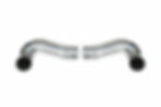 Fabspeed Porsche 997.2 Carrera Side Muffler Bypass Pipes