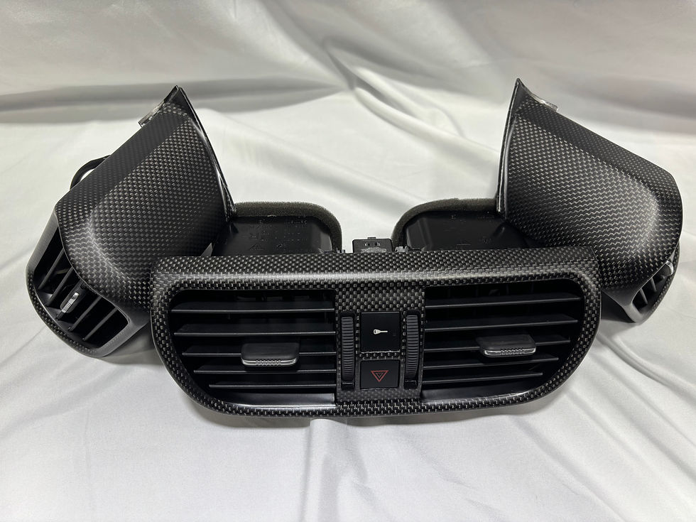 Porsche 997 Dashboard Vent Set in Carbon Fiber
