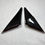 Thumbnail: Door Mirror Trim Triangle Cover Pair in Carbon Fiber