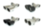 Fabspeed Porsche 981 Boxster/Cayman Maxflo True X-Pipe Dual Tips