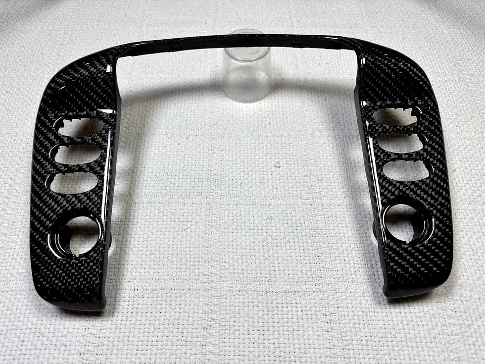 Porsche 996 Carbon Fiber Radio Trim