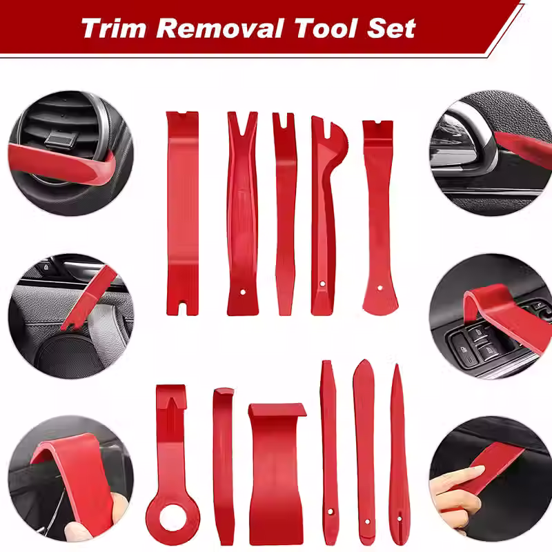 11 Pcs - Car Clip and Panel Trim Removal Tools Kit