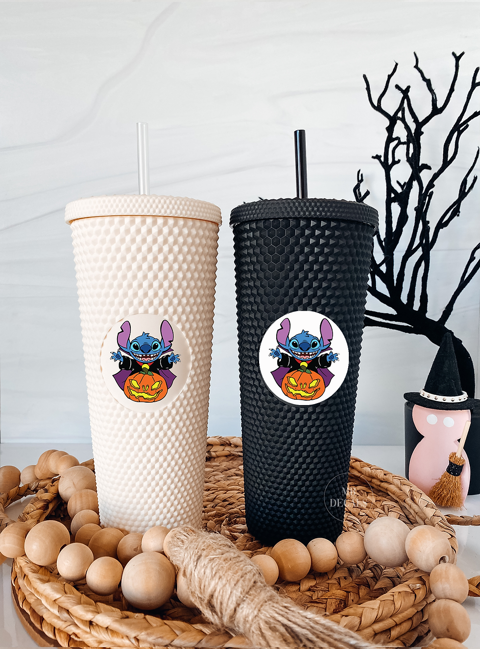 Spooky Alien Studded Tumbler - 16oz or 24oz