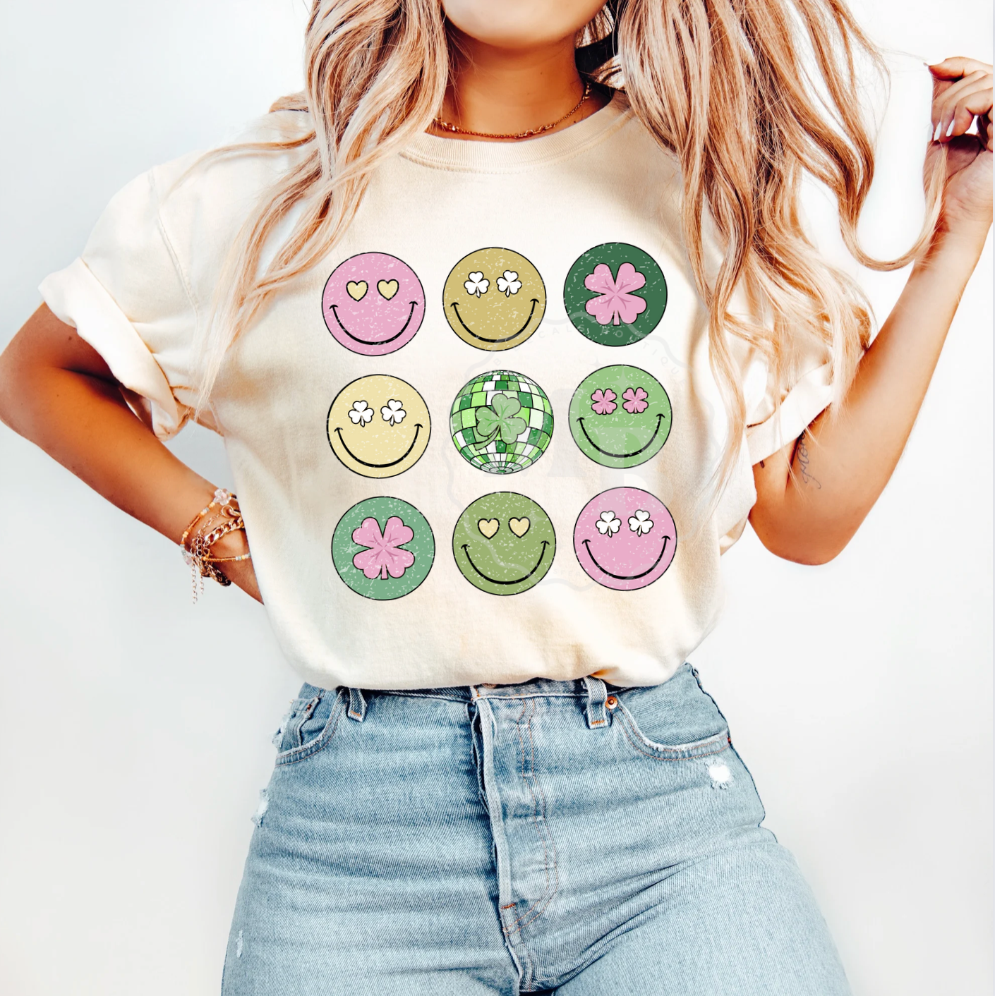 St. Patrick's Day Happy Vibes DTF Transfer