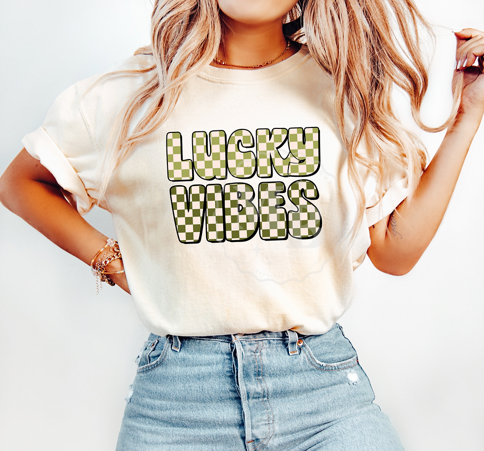 Lucky Vibes DTF Transfer