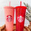 Thumbnail: Jolly Siren Studded Tumblers - Pink or Red Bling