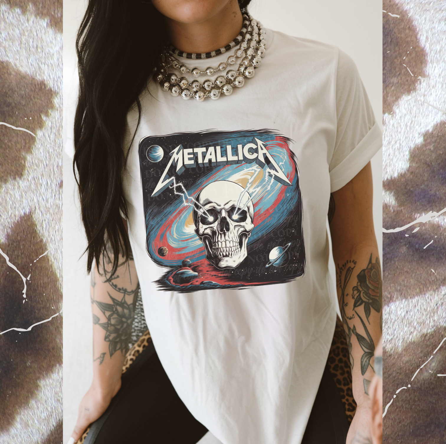 Metal Band DTF Transfer