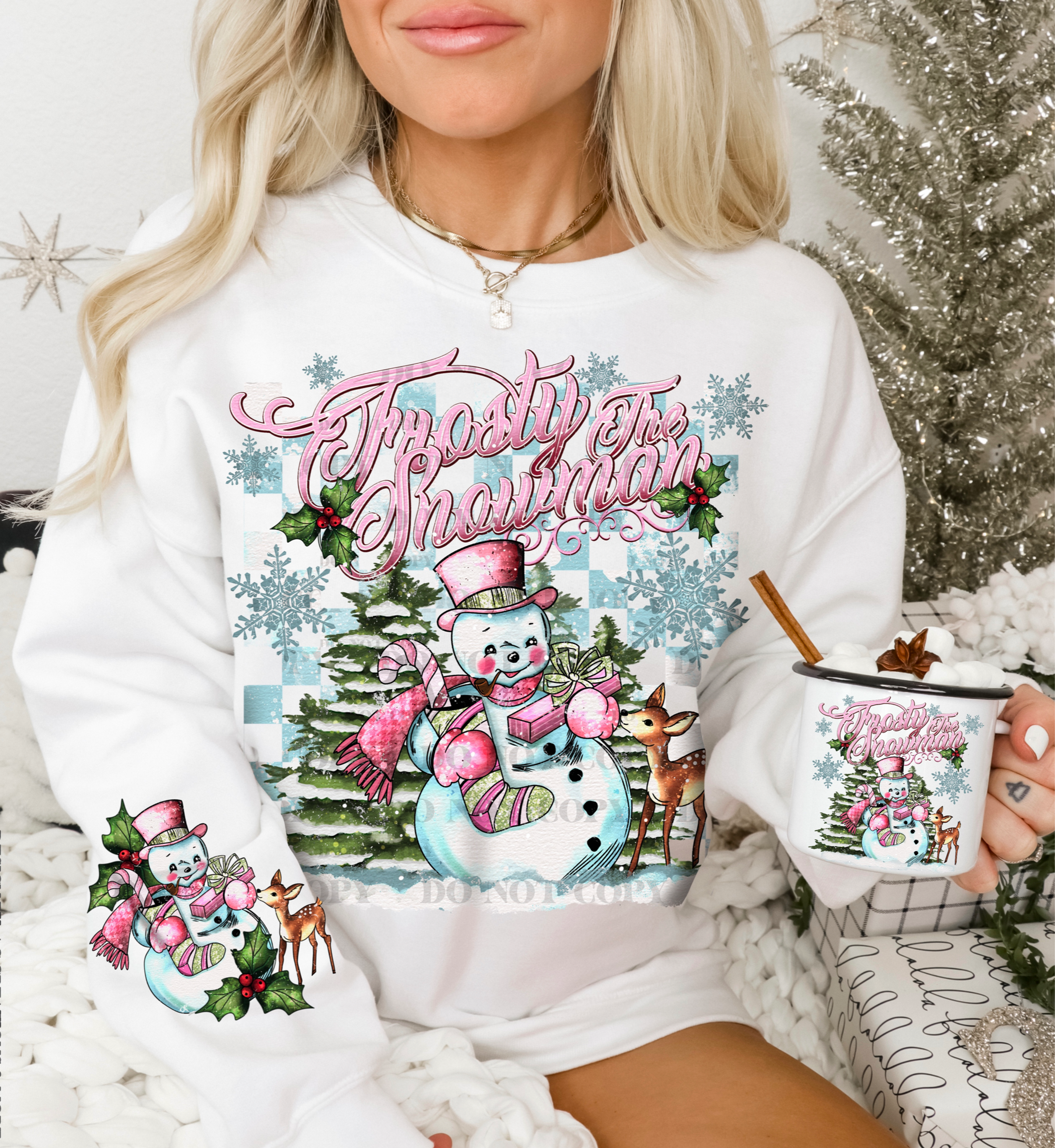 Snowman DTF Transfer