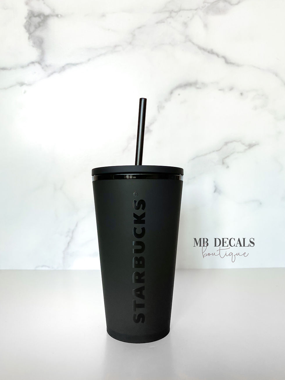 Thumbnail: Simplicity Matte Black Double-Wall Reusable Cold Cup 16oz