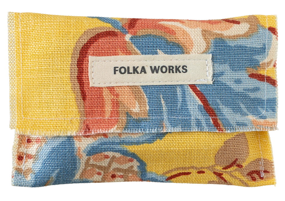 folka works fabric pouch