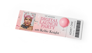 digital launch party ticket F* Them Book