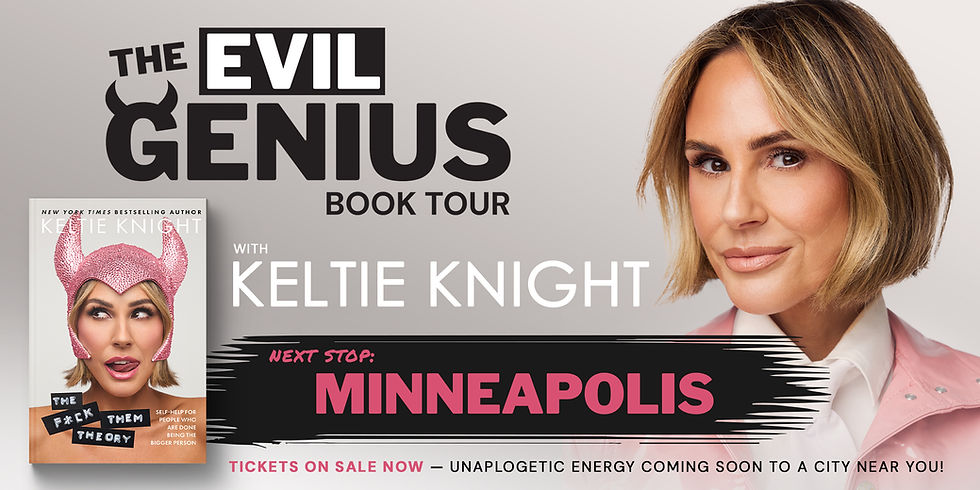 The Evil Genius Book Tour — MINNEAPOLIS