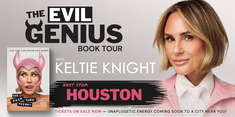 The Evil Genius Book Tour — HOUSTON