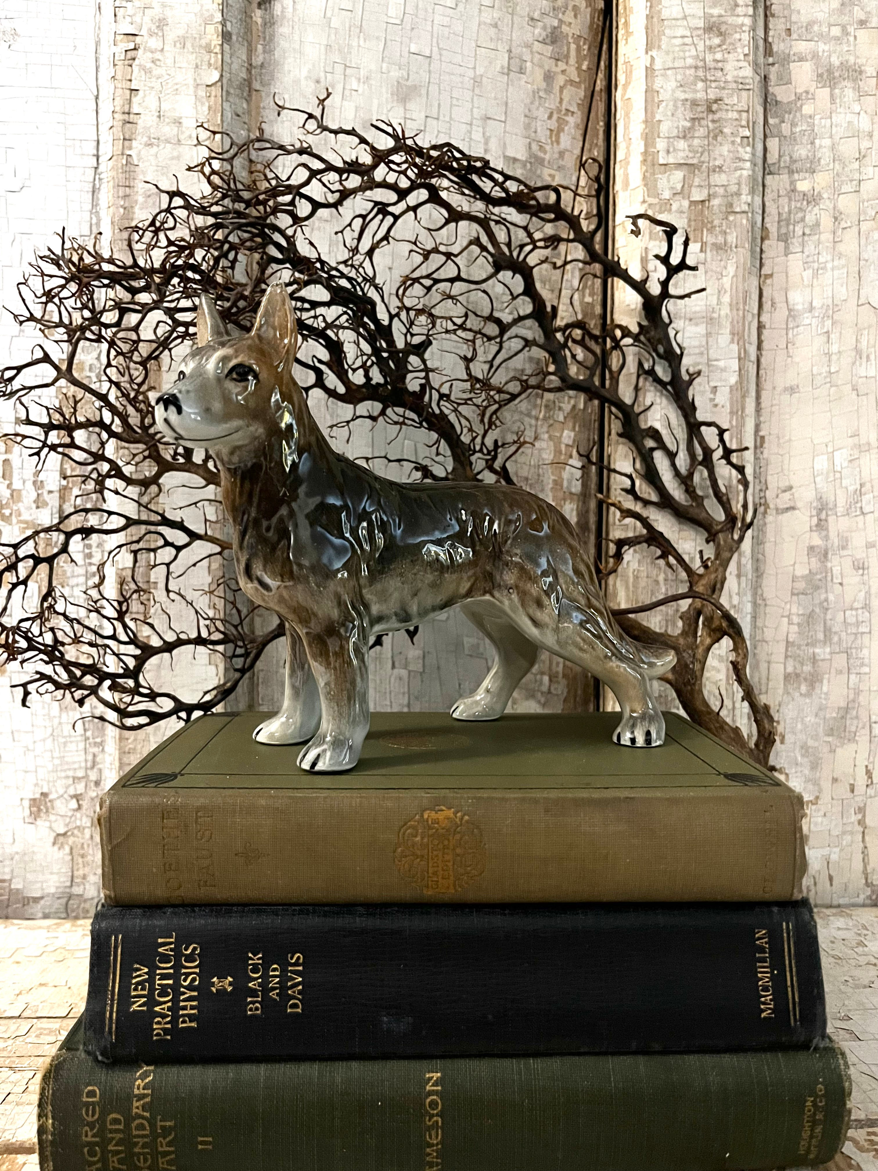 Vintage Porcelain Shepard