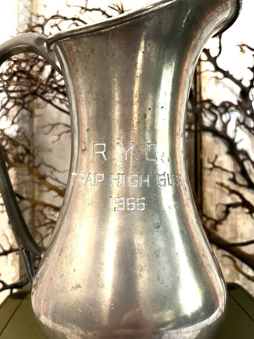 Thumbnail: Vintage Pewter Yacht Club Pitcher