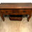 Thumbnail: Vintage French Oak Two Drawer Console Table