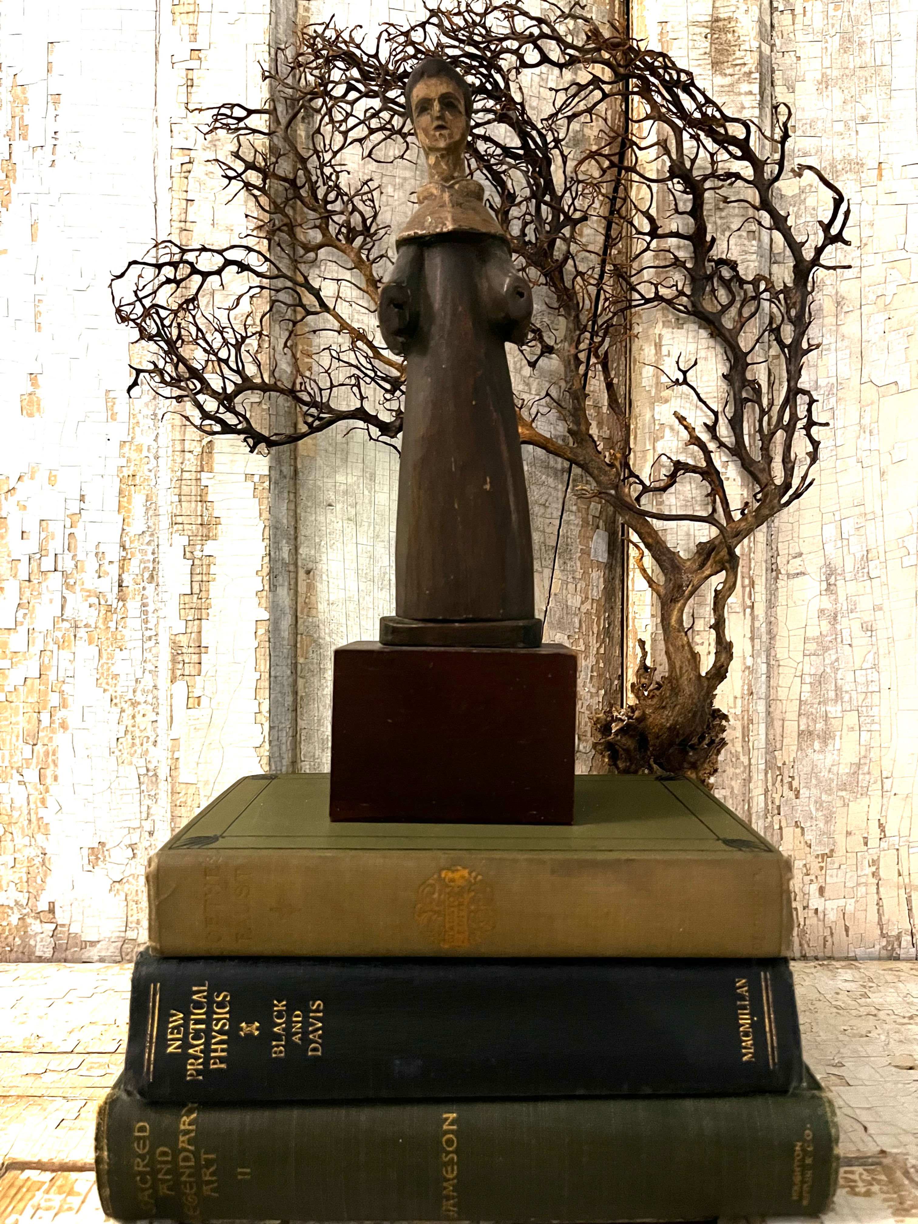 Vintage Wooden Santos