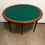 Thumbnail: Vintage Veneer Demilune Flip Top Game Table with Ferrule Leg Details