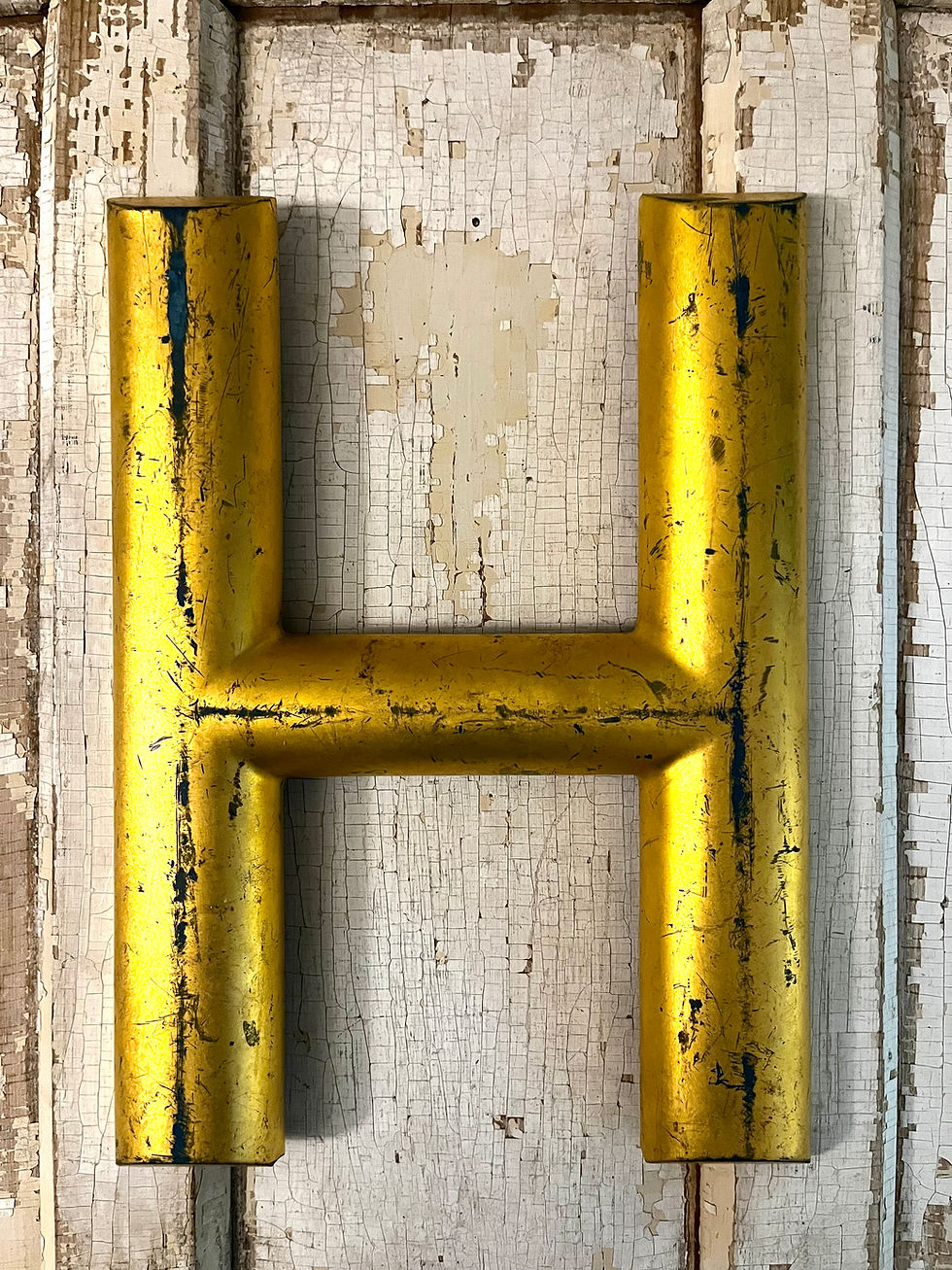 Thumbnail: Classic Composite Gold Panted Letter ‘H’