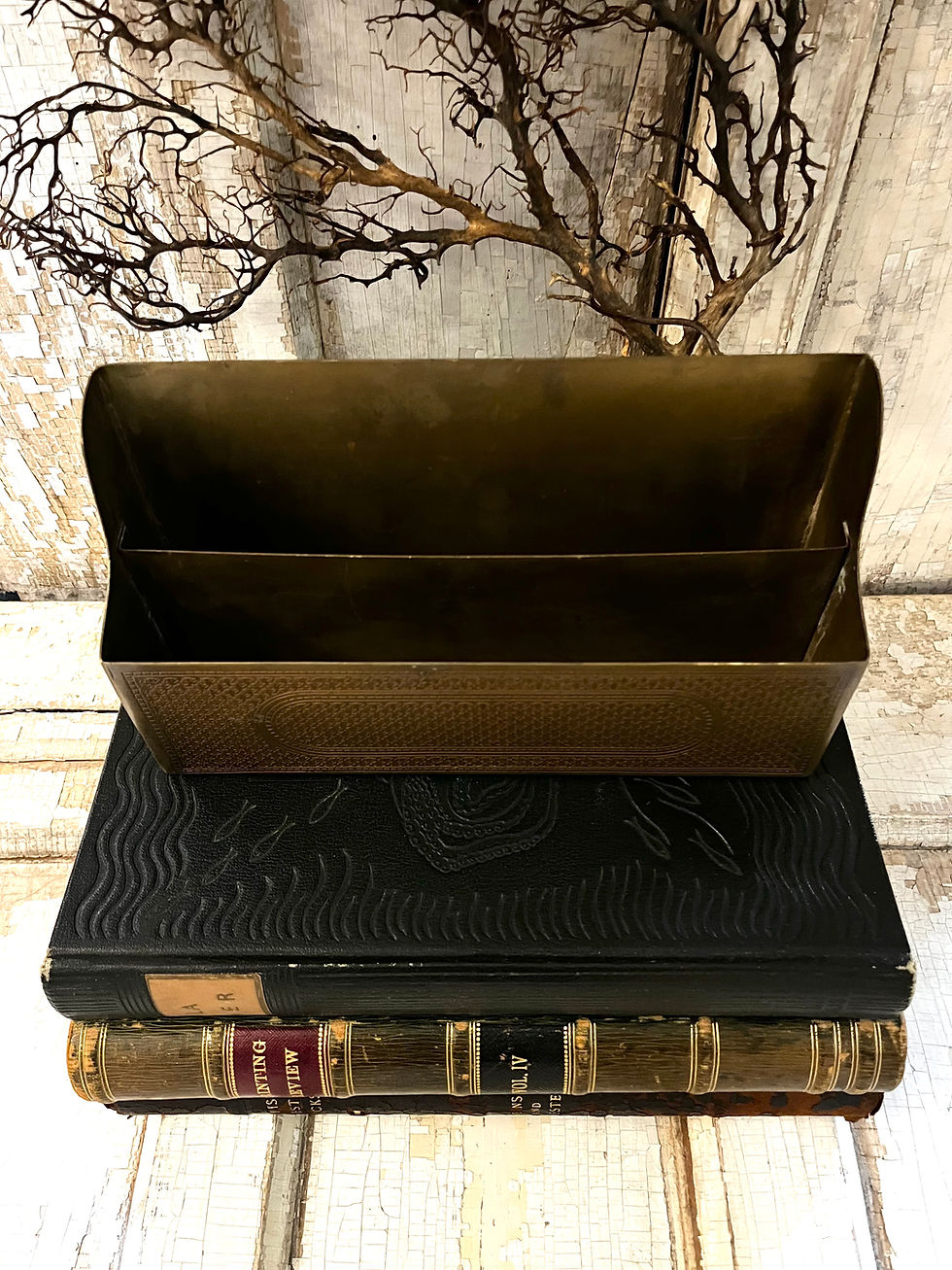 Thumbnail: Vintage Brass Caddy