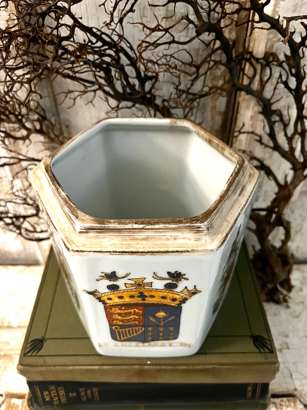 Thumbnail: Vintage English Ceramic Canister