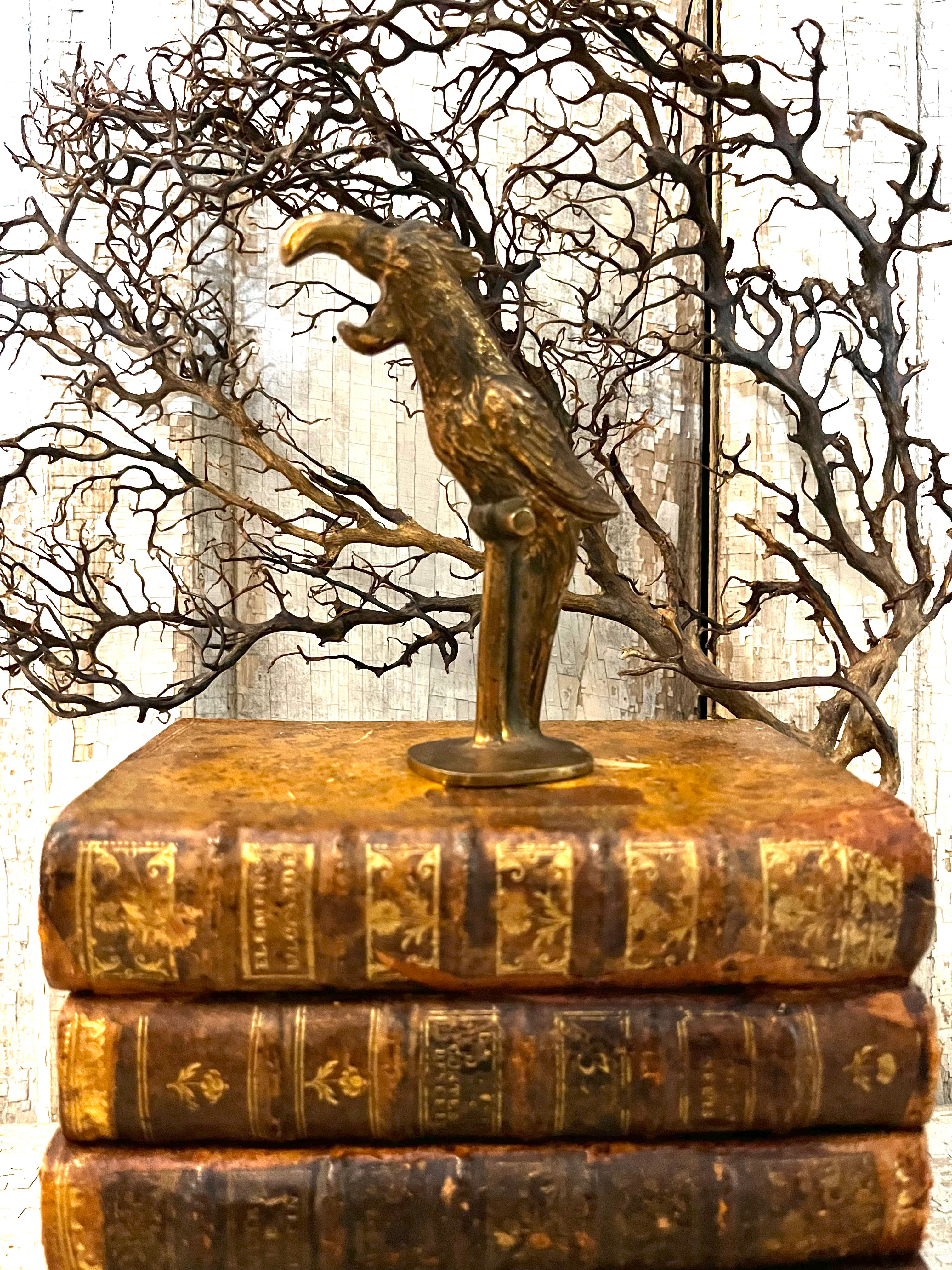 Vintage Solid Bronze Bird Bottle Opener