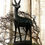 Thumbnail: Vintage Black Wooden Roe Deer
