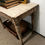 Thumbnail: Antique Hand Crafted Chippy White Farmhouse Style Table