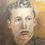 Thumbnail: Vintage Oil on Board Portrait of Handsome Young Man