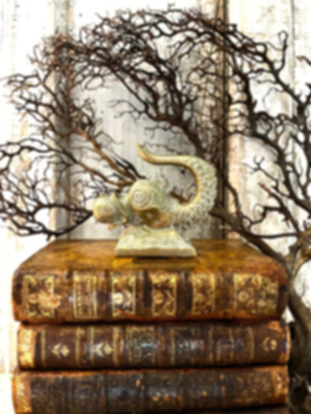 Vintage Brass Koi Fish