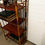 Thumbnail: Antique Bamboo Etagere with Stained Wood Shelves