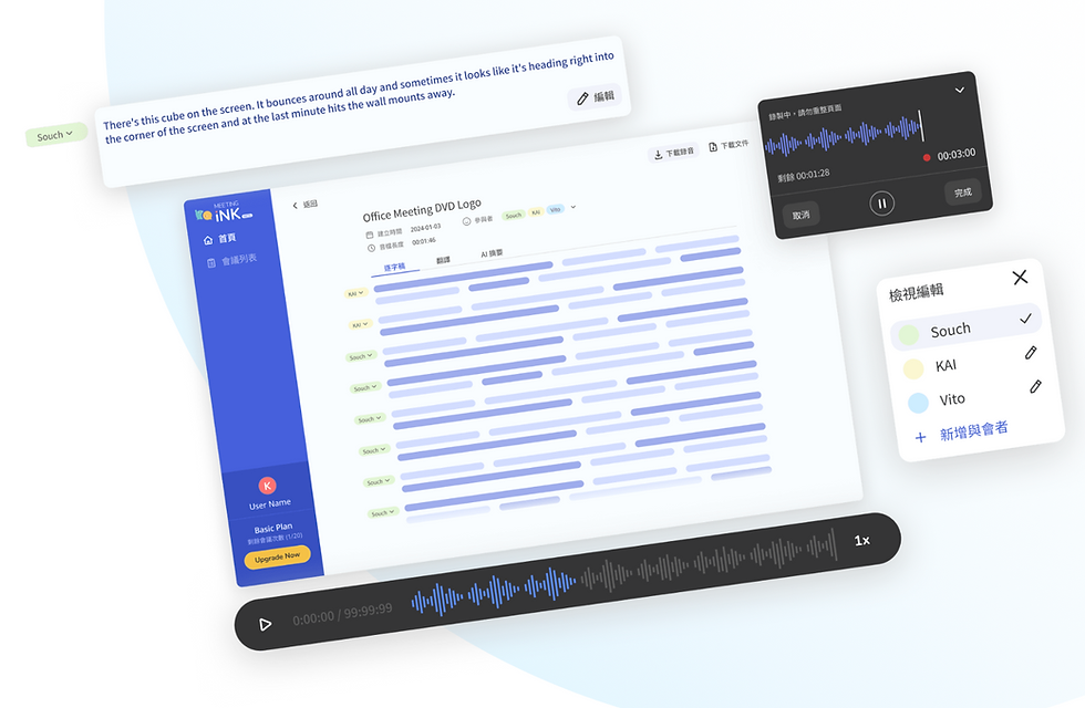 Effortlessly record, transcribe and summarize your meetings. Get summaries tailored to your role and meeting purpose.
