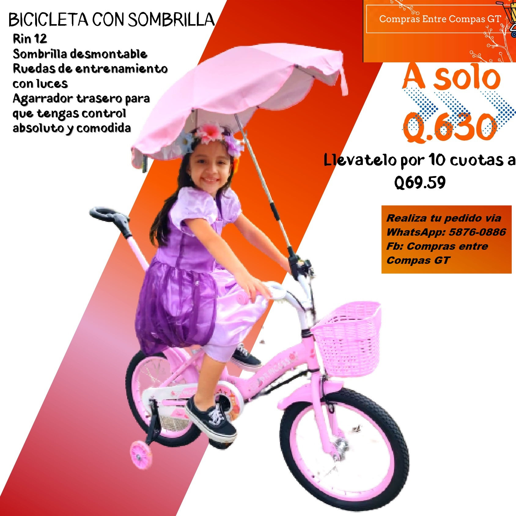 Coleccion de bicicletas Disney para niñas 2023