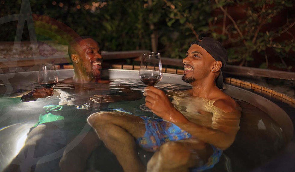 Relaxing on a Toto Tours vacation.