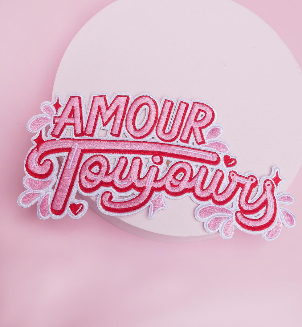 Thumbnail: Patch thermocollant Amour Toujours XL