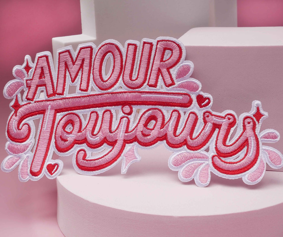 Thumbnail: Patch thermocollant Amour Toujours XL