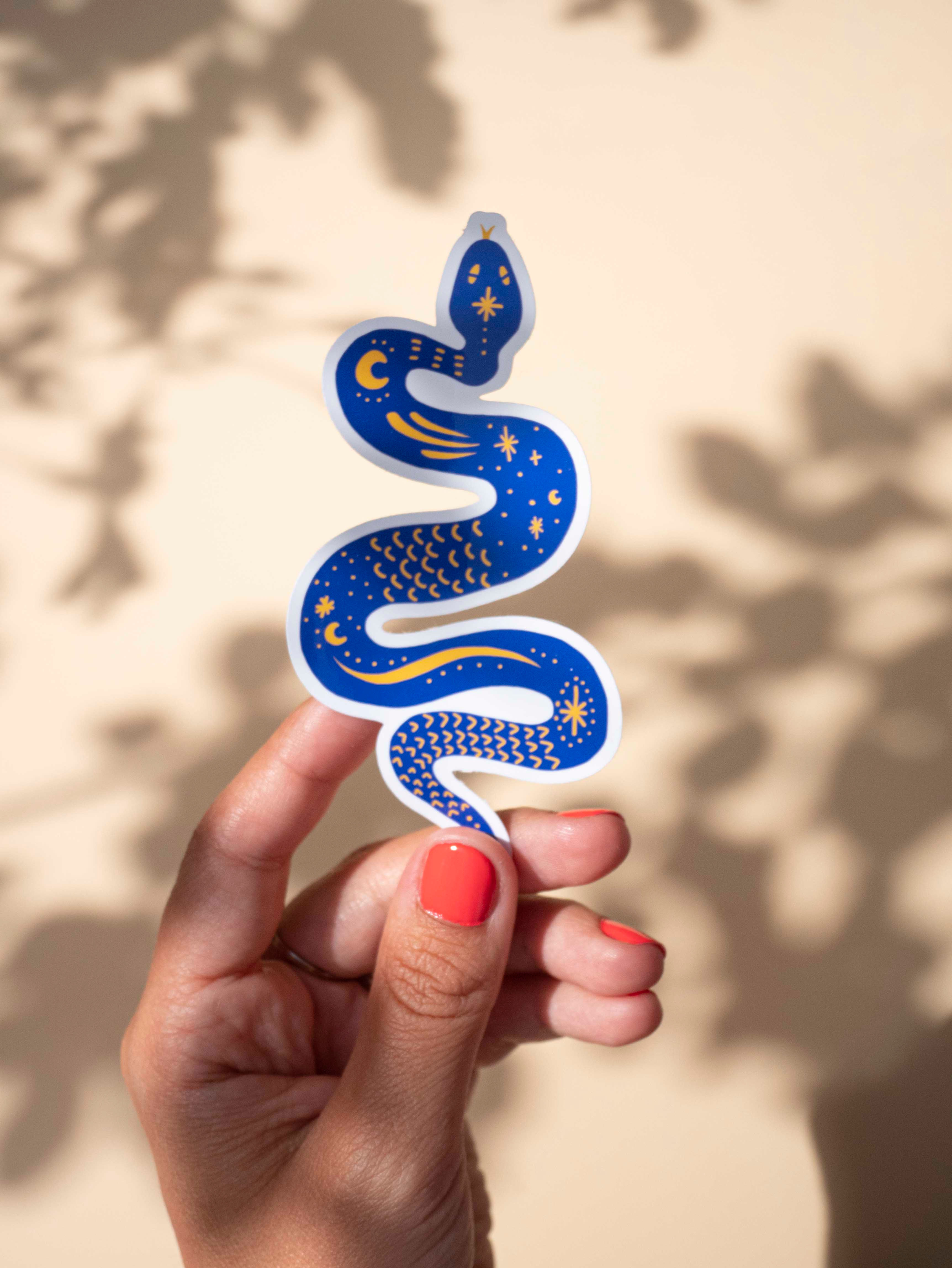 Sticker Gold Snake