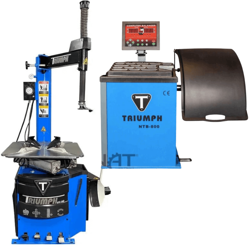 Triumph NTC-950 Tire Changer with NTB-800 Wheel Balancer Combo