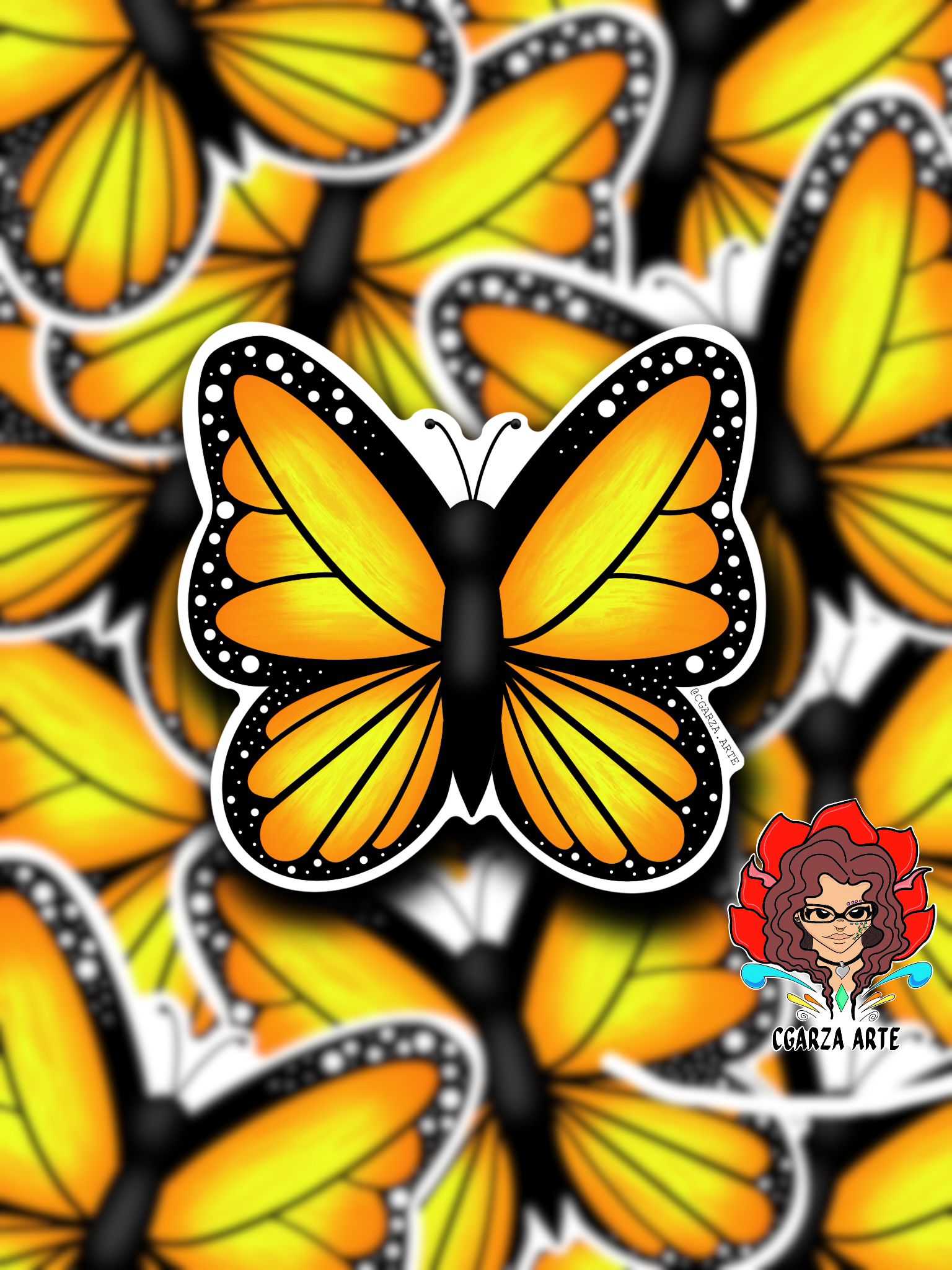 La"Mari"posa Die Cut Sticker