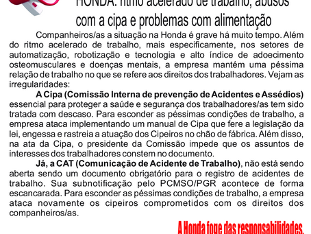 ESPECÍFICO HONDA - 08/2025