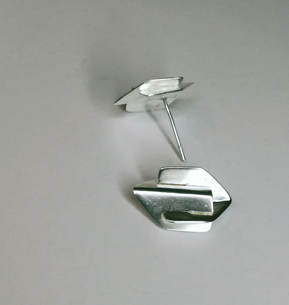 Thumbnail: Intersect Silver Studs