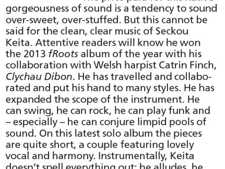 ’22 Strings’ reviewed in fRoots Magazine May ’15