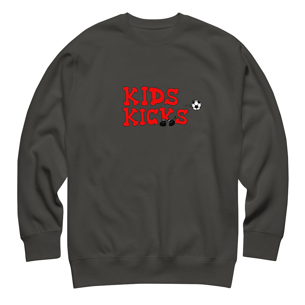 Thumbnail: Kids Kicks Unisex Premium Sweatshirt