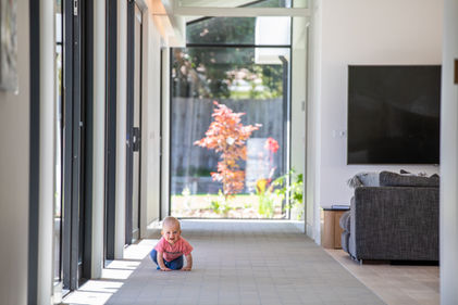 Ash Grey brick tiles as a flooring solution, Sandringham Home