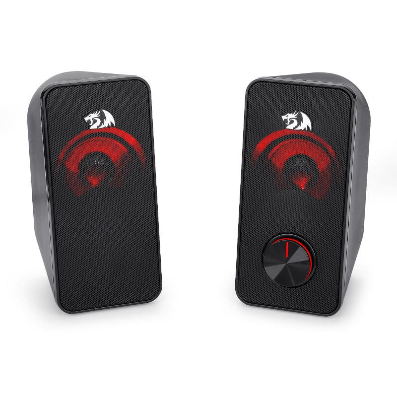 Thumbnail: Redragon 2.0 Satellite Speakers 2x3W 3.5mm – Black