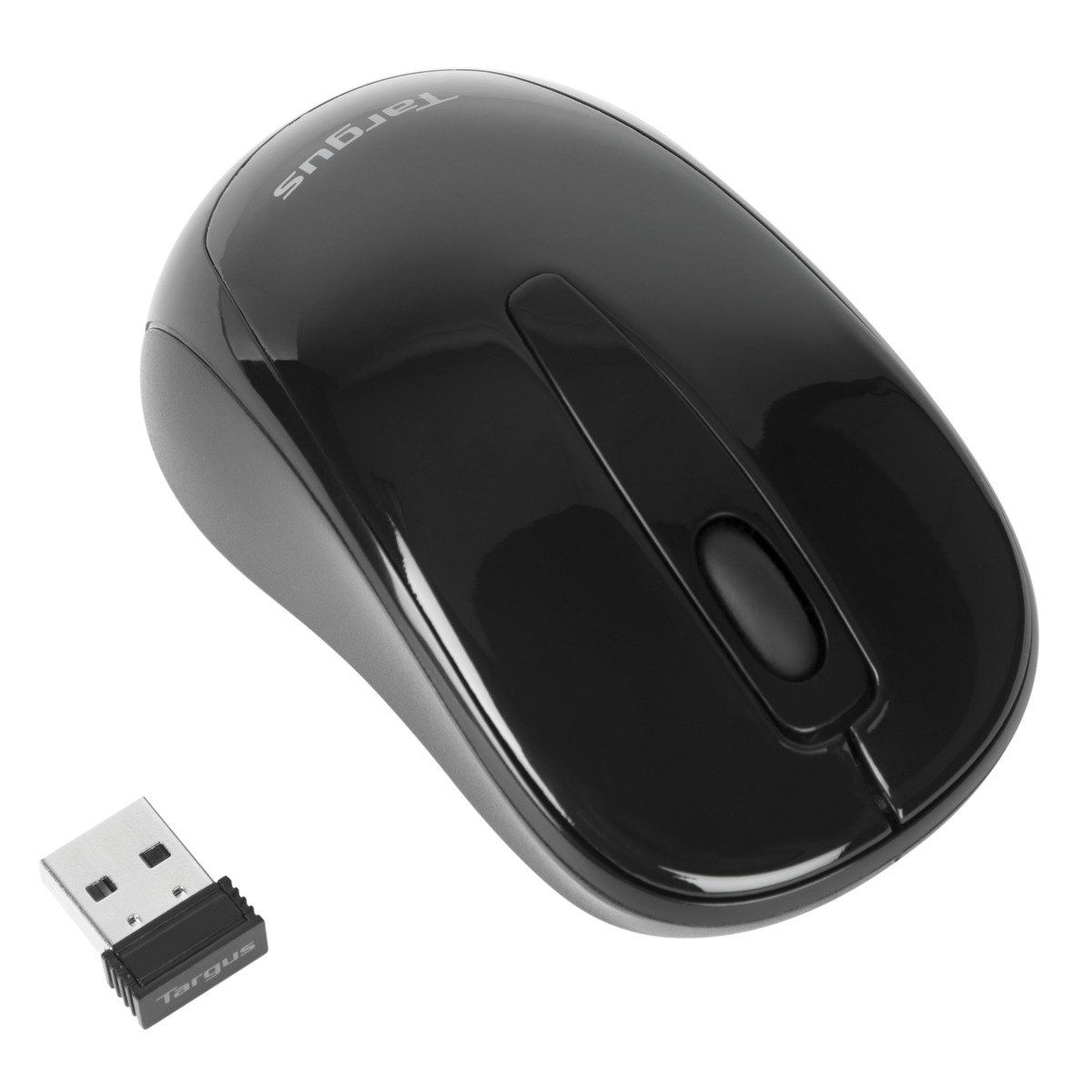 Targus Ambidextrous 1600DPI USB Wireless Optical Mouse - Black