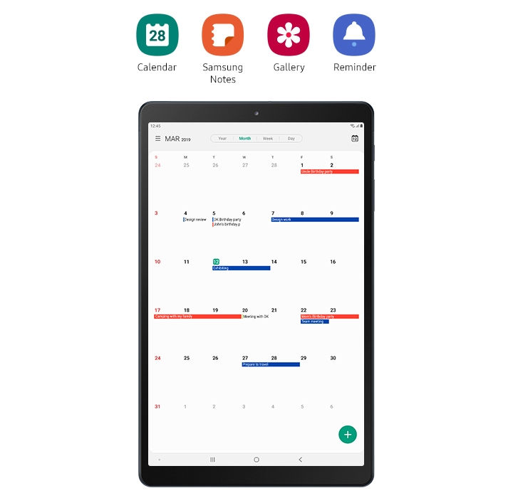 Thumbnail: Samsung Galaxy Tab A 10.1" (T515) LTE & WiFi Tablet - Black